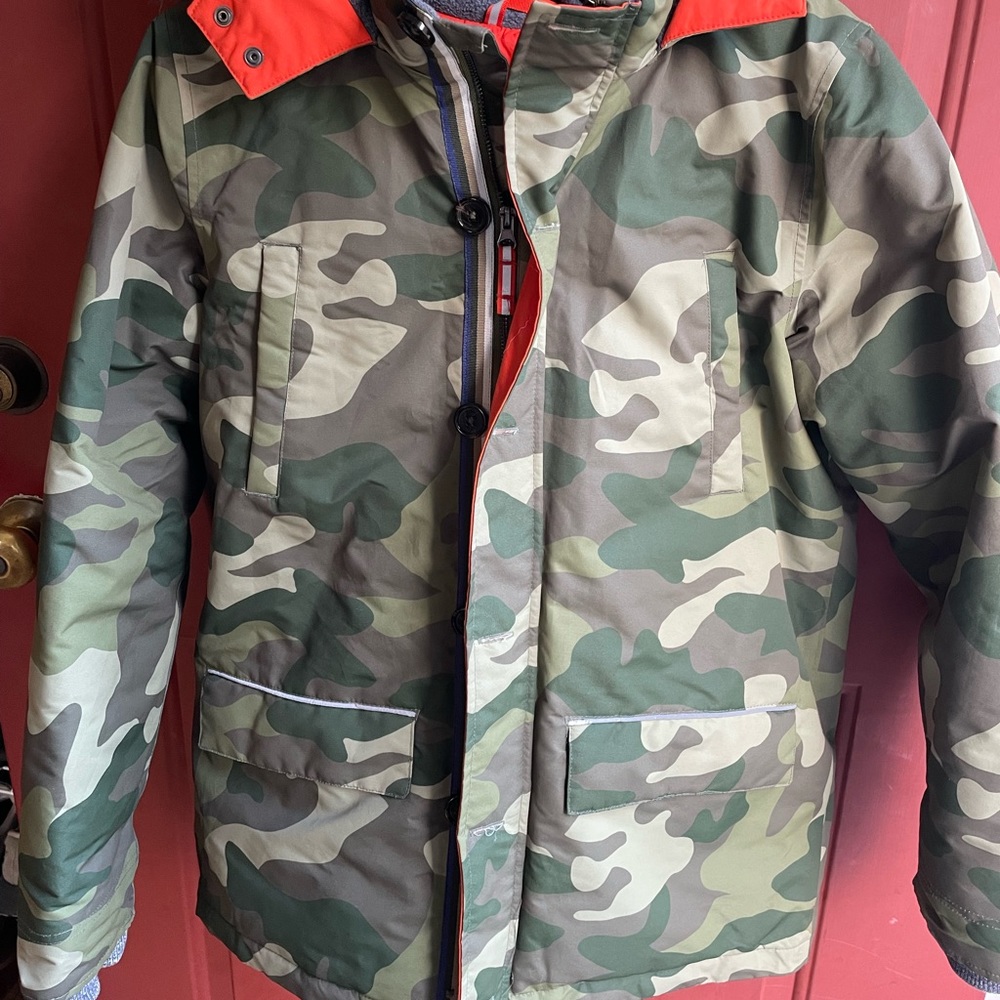 Boden Kids Camo Jacket